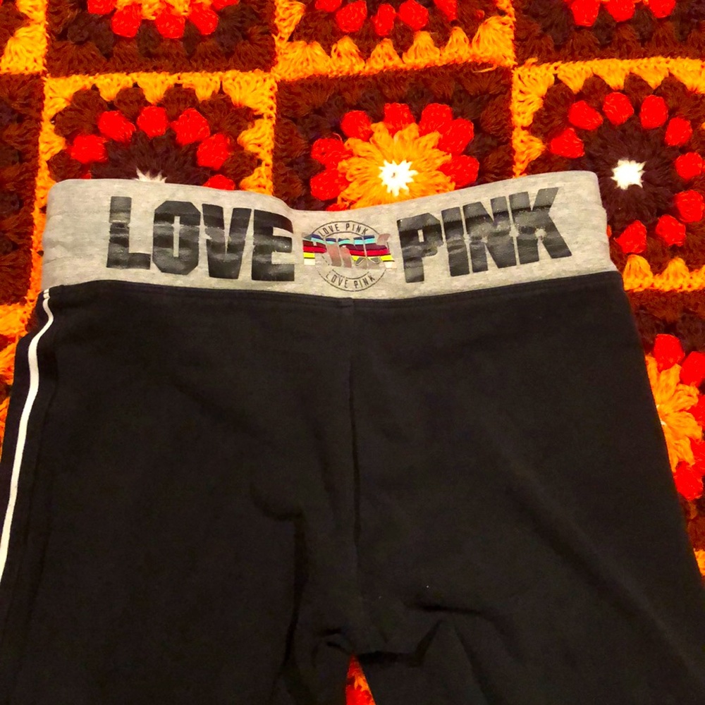 Pink yoga pants